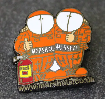 Marshals cartoon fire marshals cloisonné pin badge in orange
