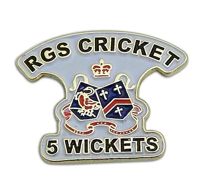 Die-struck enamel pin badge