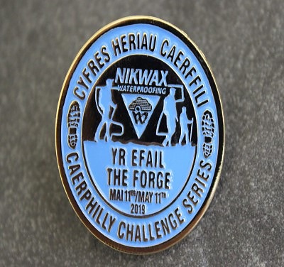 Die-struck enamel badge sample 9