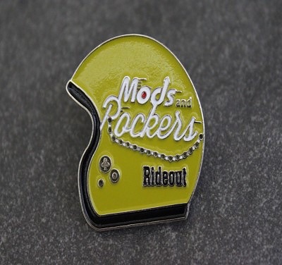 Die-struck enamel badge sample 10