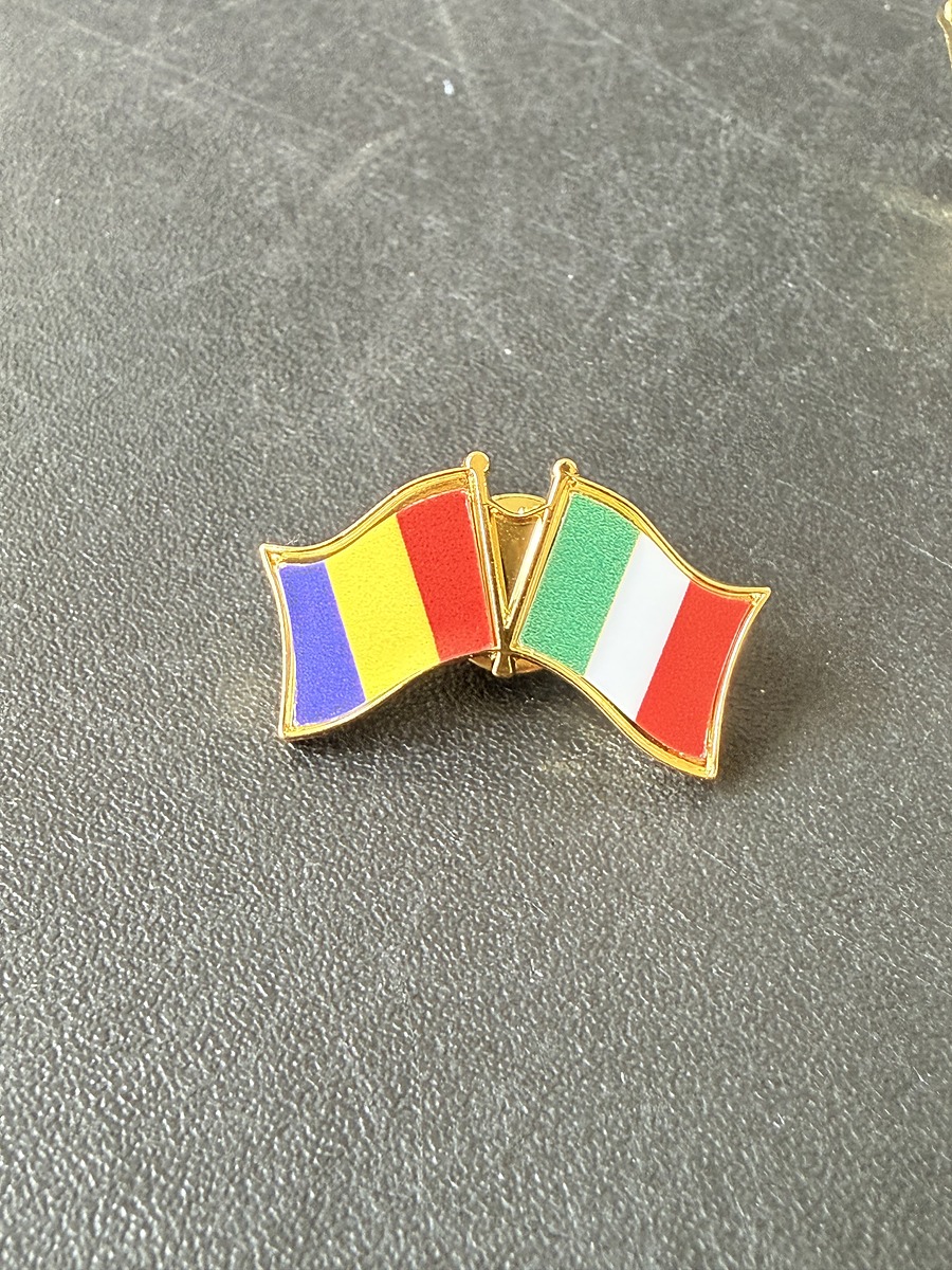Flag pin badge sample 6