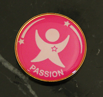 Standard shape pin badge sample 6
