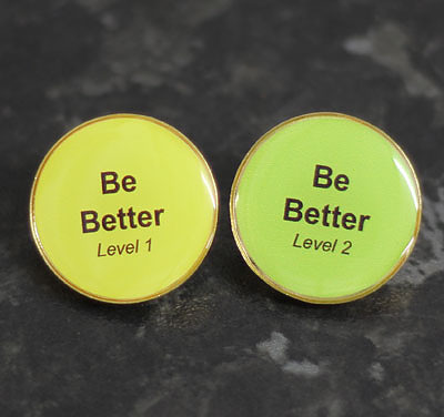 Standard shape pin badge sample 9
